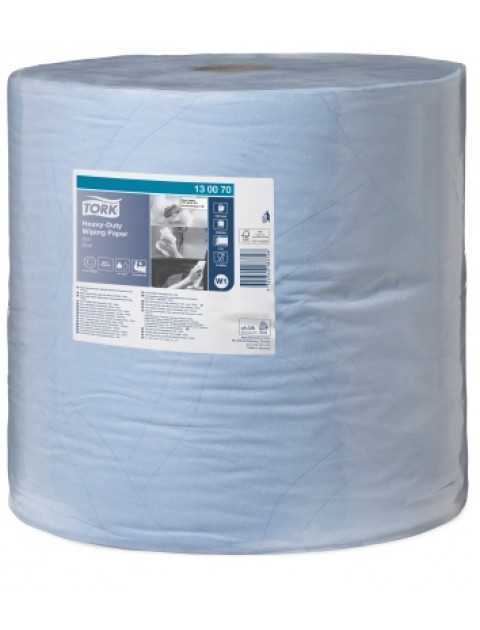 Tork 130070 Blue Heavy Duty 2-ply Wiper Roll Hygiene